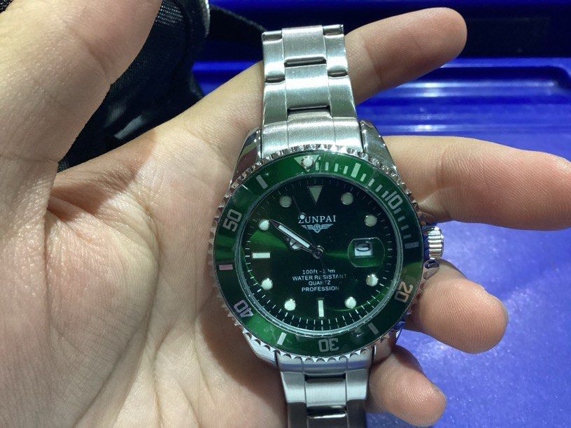 Zunpai watch hulk 100 original rolex homage Luxury Watches on Carousell
