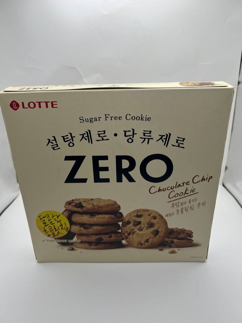 $29⭕️現貨⭕️Lotte - Zero Chocolate Chip Cookie 168g
