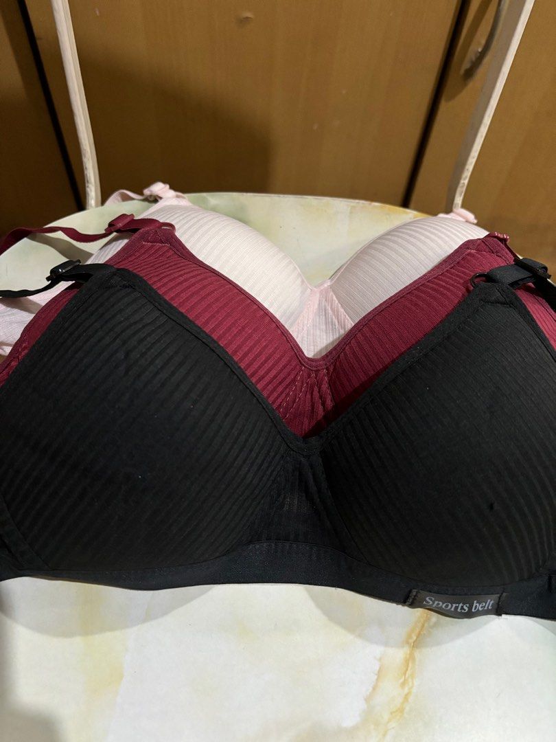3 BRA for 200 (BRAND NEW) (Category: Undergarments & Loungewear) located in Caloocan City. Submitted by siobabe (Listing ID 1344583389, Image 1). Description: size: 38/A.