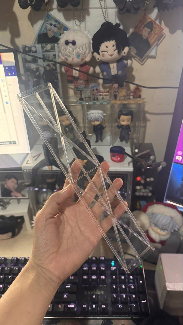 Acrylic Display case level (Category: Storage Boxes & Baskets) located in Mabalacat. Submitted by mushquishylife (Listing ID 1344611925, Image 1). Description: 35 php each (5 pcs available) Get all for 150 php Only acrylic levels stand. Does not include container. Can use to display pop art or nendoroid collections MOP: Maya or BDO .