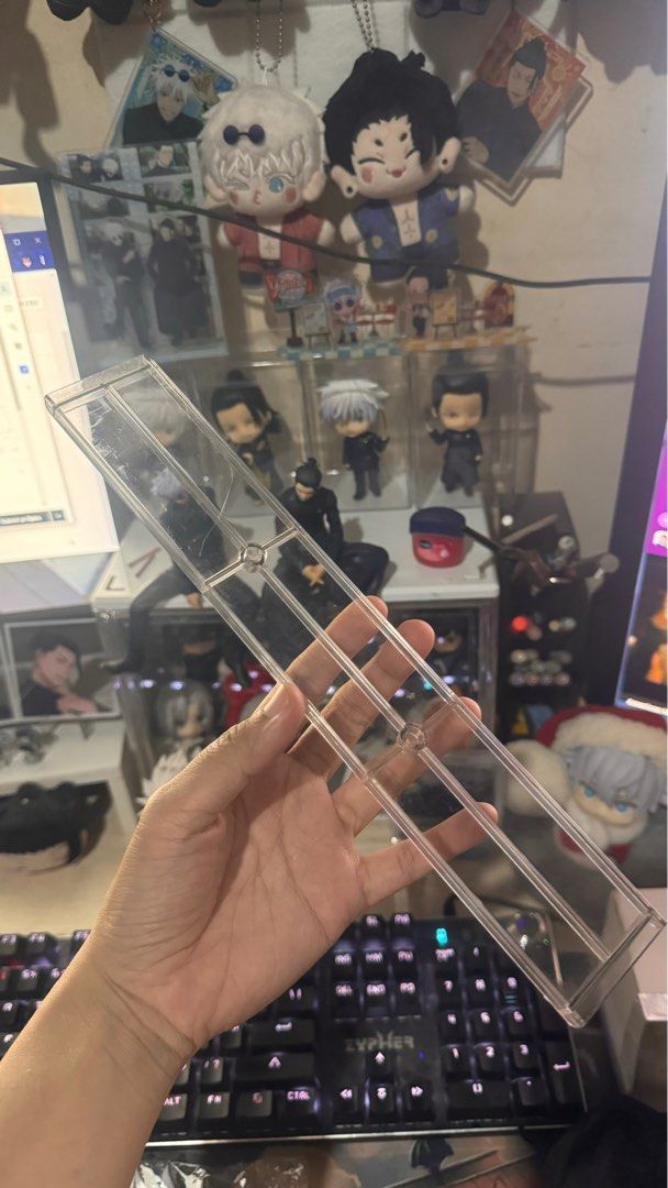 Acrylic Display case level (Category: Storage Boxes & Baskets) located in Mabalacat. Submitted by mushquishylife (Listing ID 1344611925, Image 3). Description: 35 php each (5 pcs available) Get all for 150 php Only acrylic levels stand. Does not include container. Can use to display pop art or nendoroid collections MOP: Maya or BDO .
