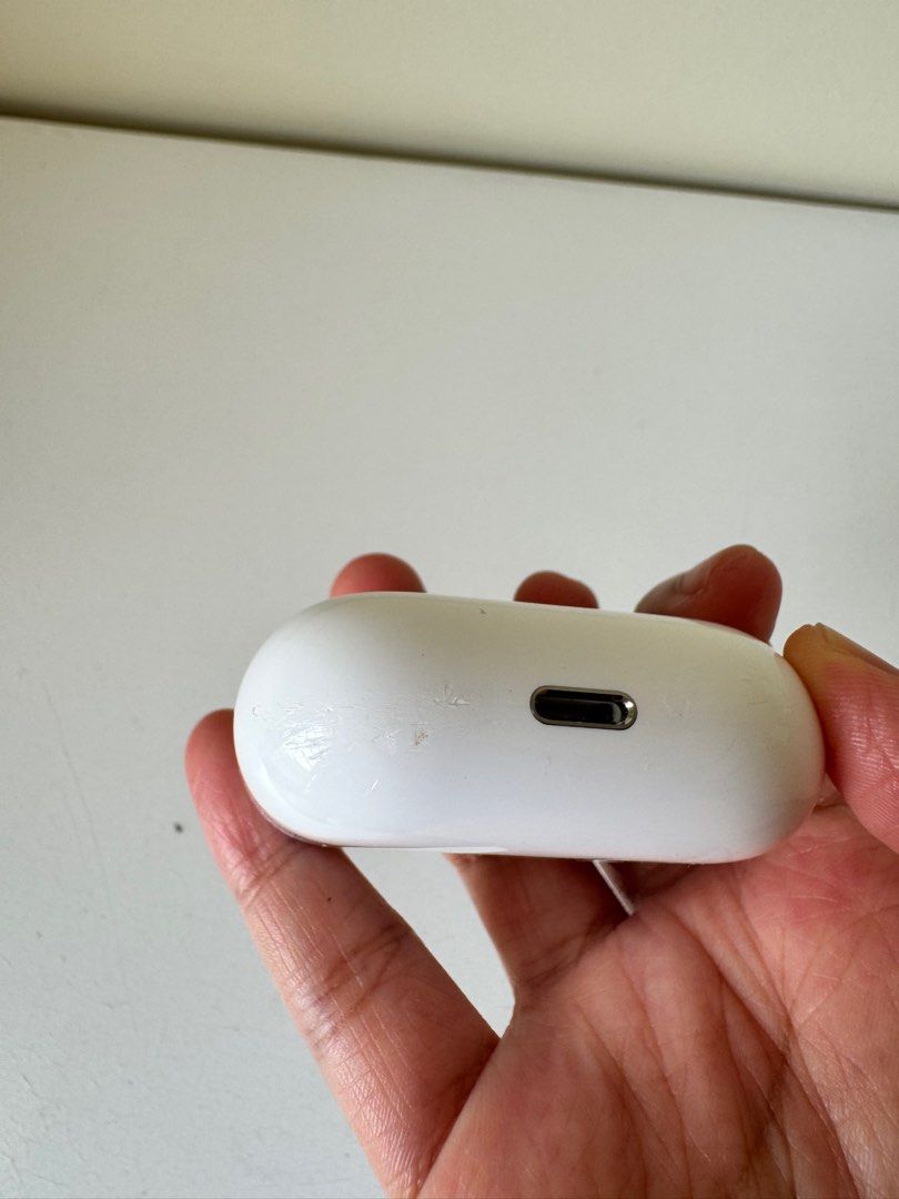 Airpods (3rd Gen) (Category: Earphones) located in San Jose. Submitted by lizbuxbaum (Listing ID 1344515250, Image 3). Description: - With box and free case. - Some scratching on the bottom of the case but not noticeable if case is kept on. - No other flaws or issues with the performance and battery. - Bought last Aug 2022 - RFS: Upgraded - Can be an add-on to iPad Mini (6th gen). - specs: space gray, wi-fi only, 64gb - bought only last Feb 2024 
