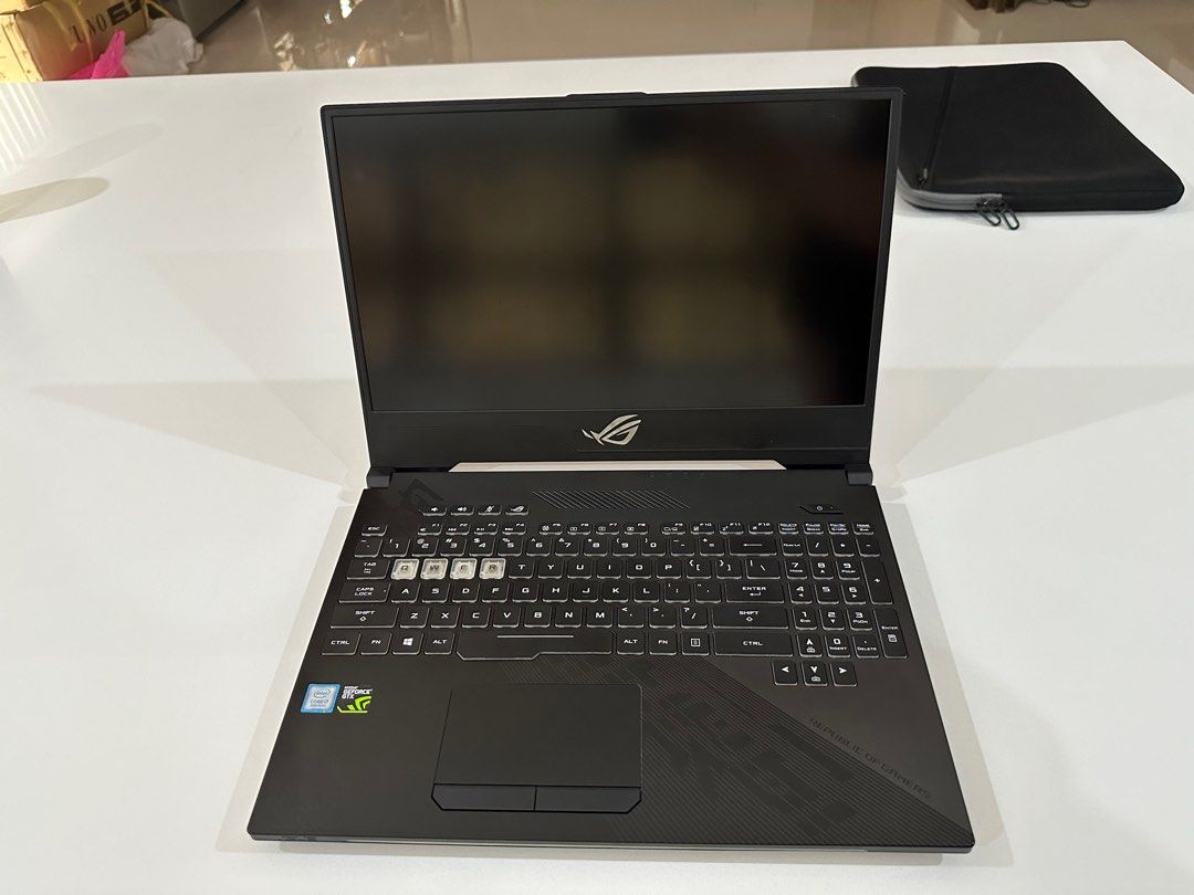 Asus ROG Strix Hero II Gaming Laptop (Category: Laptops & Notebooks) located in Davao. Submitted by smfya (Listing ID 1344452682, Image 3). Description: Asus ROG Strix Hero II Gaming Laptop 15.6” 144Hz IPS NVIDIA GeForce GTX 1060 6GB GDDR5 Intel Core i7-8750H Processor 16GB DDR4 256GB Pcie SSD + 1TB Hdd RGB Not used anymore Like new condition Very well maintained Used only for school (What you see is what you get) Inclusions: -Halo 15.6 Laptop Sl