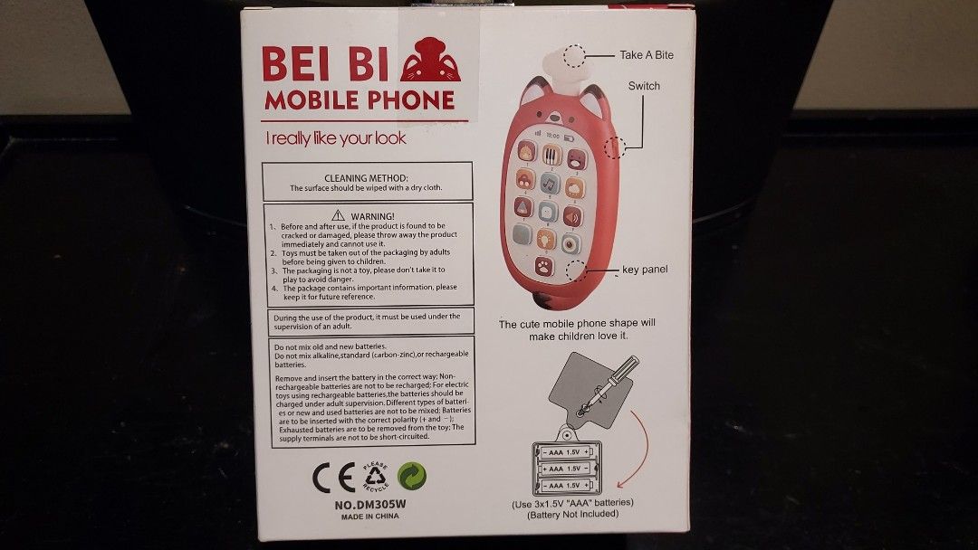 Bei Bi Mobile Phone Toy (Category: Interactive Toys) located in Pasig City. Submitted by mr.randomstuff (Listing ID 1344514950, Image 2). Description: .