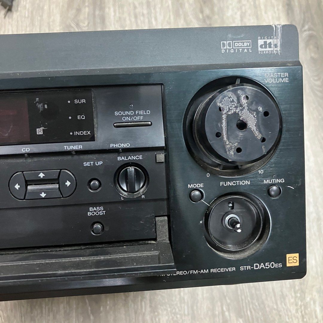 Broken Sony STR-DA50ES Home Stereo Amplifier Receiver Surround Sound ...
