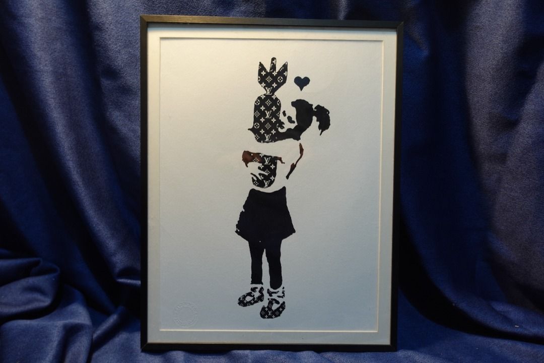 death nyc 世界限定100枚 GUCCI バンクシー 蜂 額込 世界限定100枚