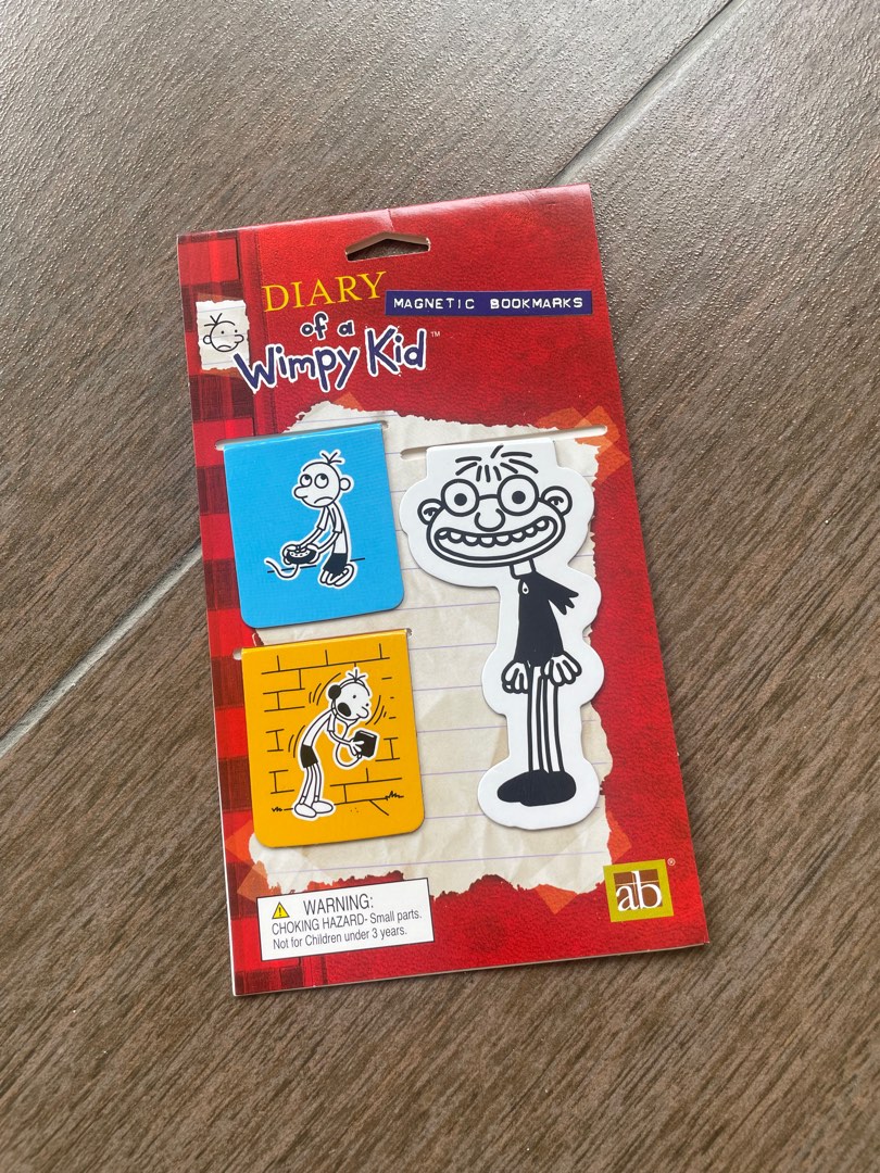 DIARY OF A WIMPY KID BOOKMARK, Hobbies &amp; Toys, Stationery &amp; Craft ...