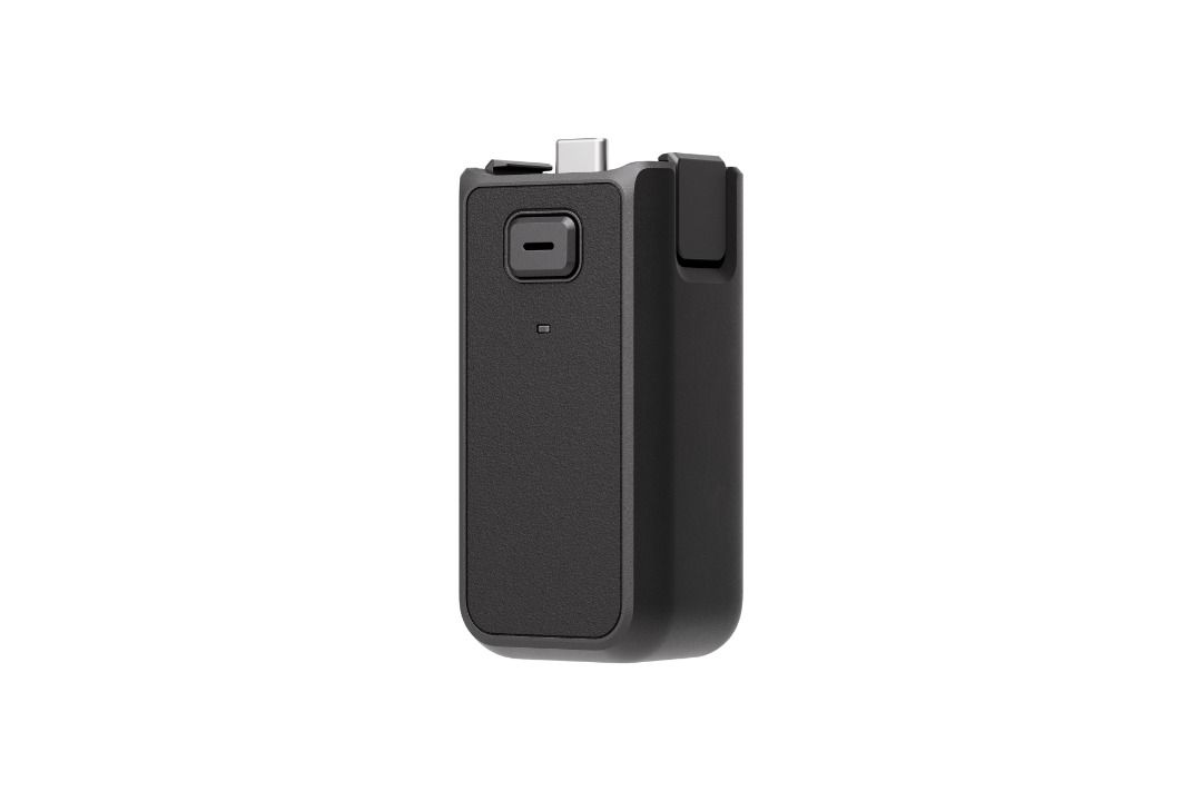 DJI POCKET 3 BATTERY HANDLE (Category: Looking For) located in San Juan City. Submitted by urbangiz_greenhillsmall (Listing ID 1344525289, Image 3). Description: about this item: The Battery Handle has a built-in 950mAh battery, which can increase the operating time by approximately 62% when connected to Osmo Pocket 3. It supports hot swapping and comes with a USB-C port on the back that can be used to connect external audio devices, such as digi