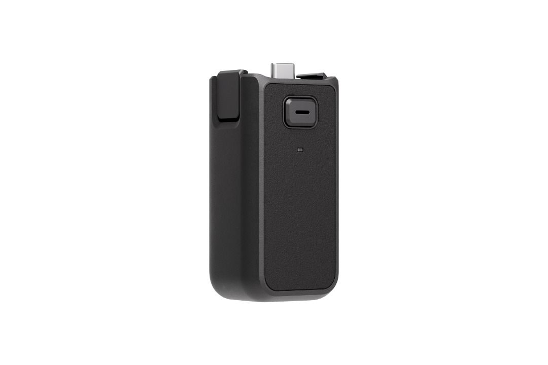 DJI POCKET 3 BATTERY HANDLE (Category: Looking For) located in San Juan City. Submitted by urbangiz_greenhillsmall (Listing ID 1344525289, Image 2). Description: about this item: The Battery Handle has a built-in 950mAh battery, which can increase the operating time by approximately 62% when connected to Osmo Pocket 3. It supports hot swapping and comes with a USB-C port on the back that can be used to connect external audio devices, such as digi