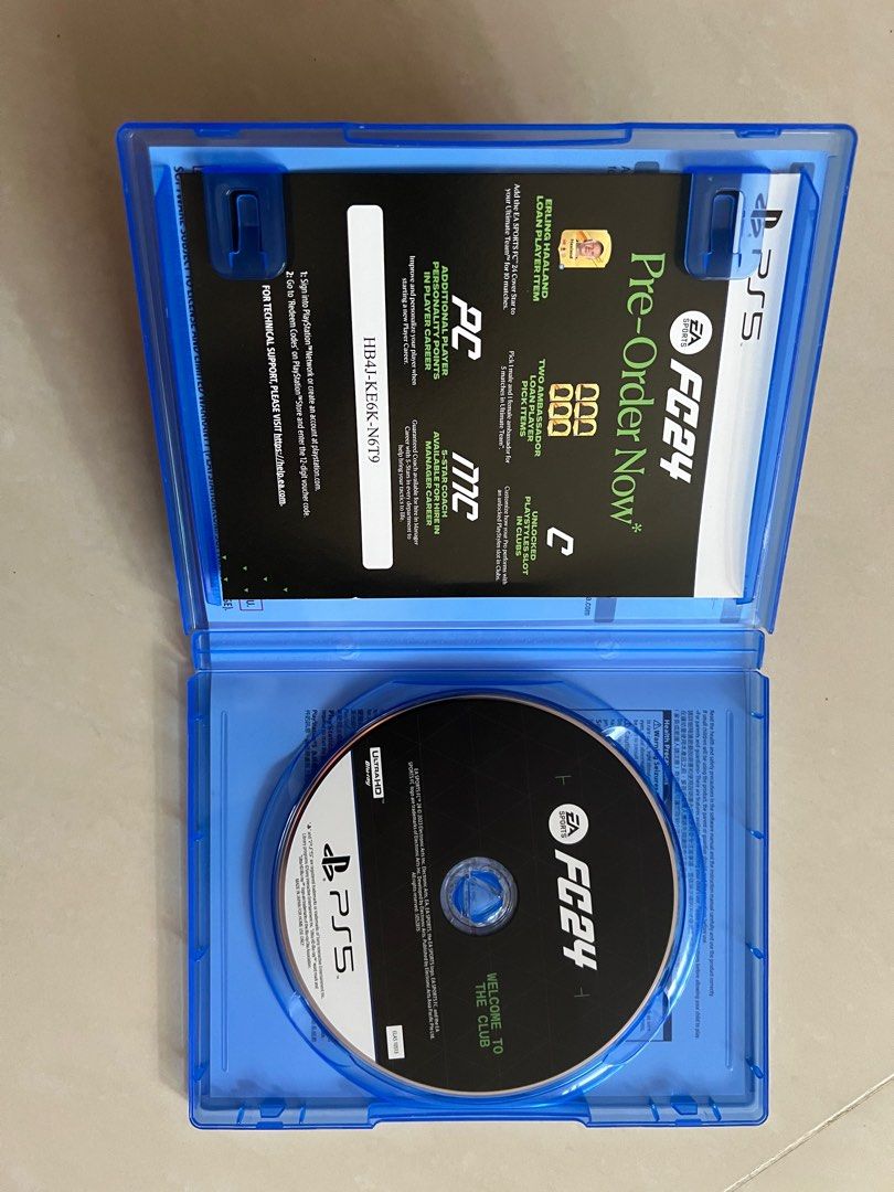 FC24 (Category: PlayStation) located in Singapore. Submitted by OoiZY99 (Listing ID 1344553136, Image 3). Description: Getting Fc25 hence selling this Price negotiable Meet-up only .