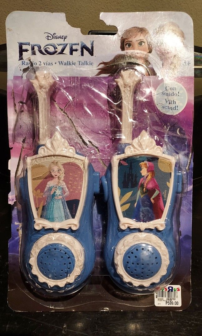 Frozen Walkie Talkie (Category: Interactive Toys) located in Pasig City. Submitted by mr.randomstuff (Listing ID 1344479804, Image 1). Description: opened but never used.