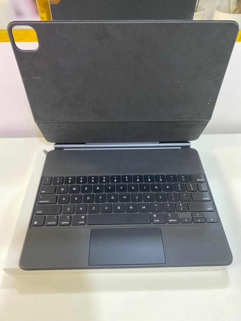 iPad Pro 12.9 Magic Keyboard Black (Category: iPad) located in Manila. Submitted by mcp3493 (Listing ID 1344539335, Image 3). Description: barely used. complete with box and Beyond the Box receipt.