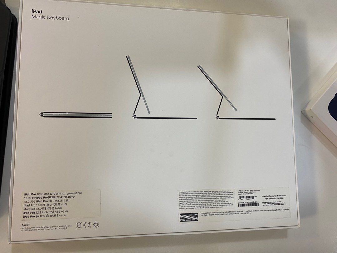 iPad Pro 12.9 Magic Keyboard Black (Category: iPad) located in Manila. Submitted by mcp3493 (Listing ID 1344539335, Image 2). Description: barely used. complete with box and Beyond the Box receipt.