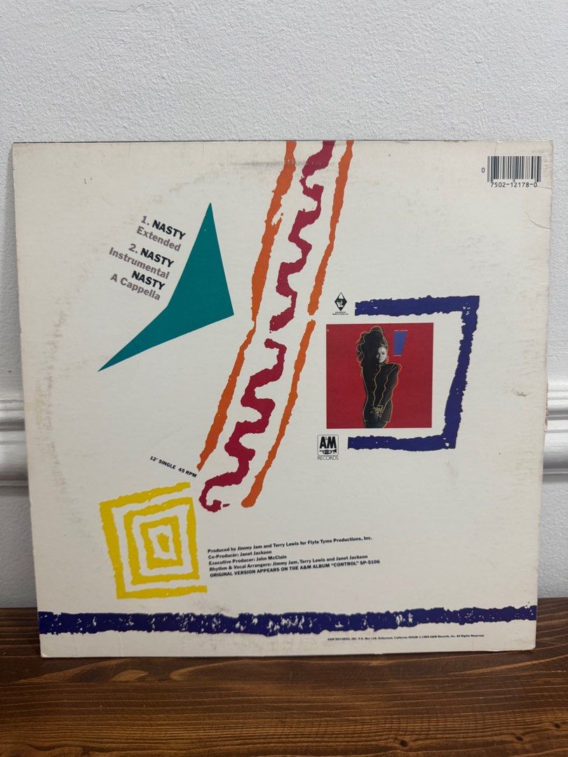 JANET JACKSON ‘NASTY’ (Category: Vinyls) located in Cainta. Submitted by e.collections (Listing ID 1344610523, Image 2). Description: Janet Jackson ‘Nasty’ 12-inch vinyl single Disc condition: near mint Sleeve condition: excellent.