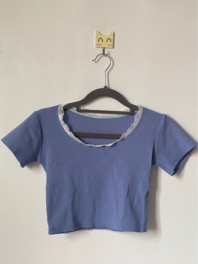 lace tops (Category: Shirts) located in Tacloban City. Submitted by declutterpatter (Listing ID 1344535351, Image 2). Description: ▪️SIZE : SMALL ▪️MOP: Gcash and Gotyme ▪️MOD : J&T ▫️Shipping fee: luzon: 100 ncr: 100 visayas: 85 mindanao: 105.