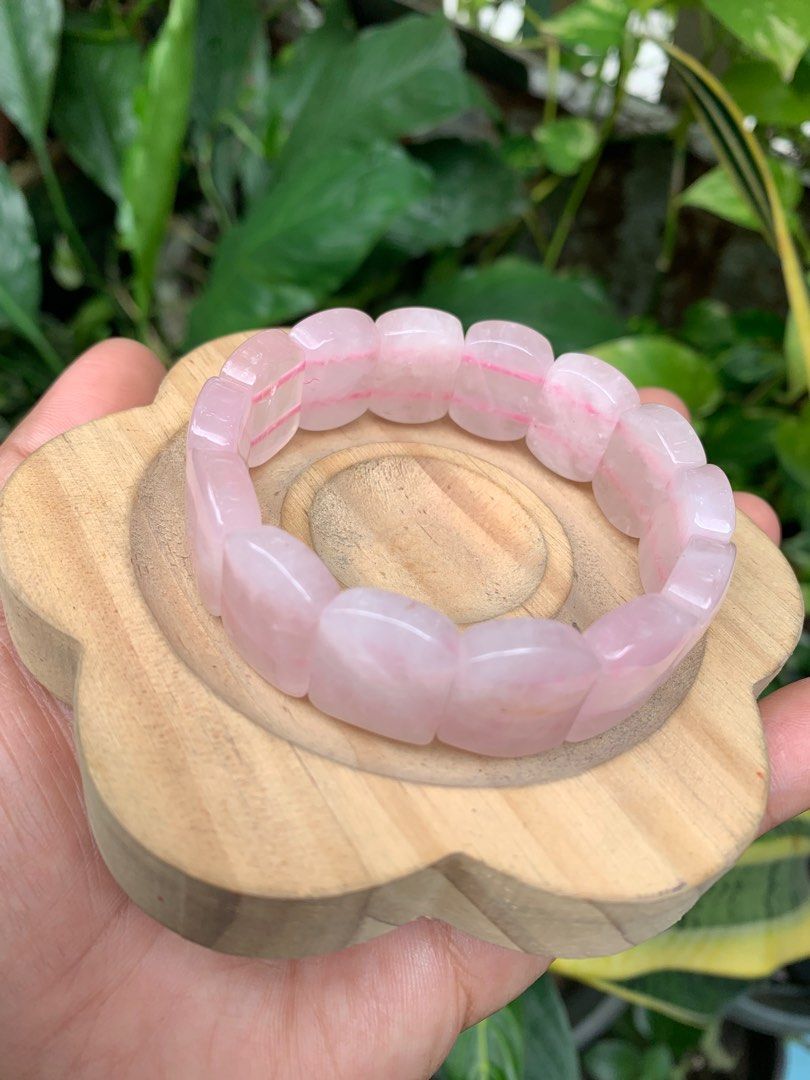 Madagascar Rose Quartz Nature stone soft bangle (Category: Bracelets) located in Valenzuela. Submitted by blesssing (Listing ID 1344575997, Image 2). Description: Madagascar rose quartz is a pink crystal that is believed to symbolize love, beauty, and good health. It is also said to have many other healing properties, including: emotional healing ,stress relief, relationships,physical healing and compassion.