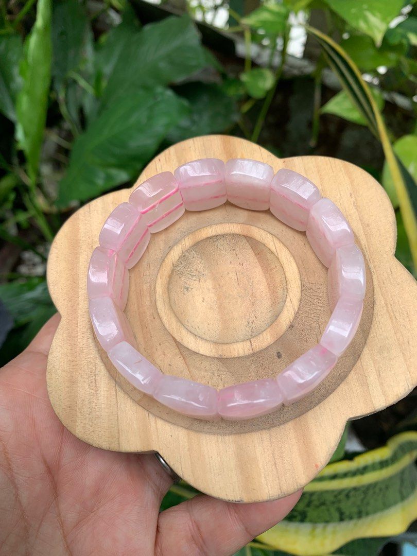 Madagascar Rose Quartz Nature stone soft bangle (Category: Bracelets) located in Valenzuela. Submitted by blesssing (Listing ID 1344575997, Image 3). Description: Madagascar rose quartz is a pink crystal that is believed to symbolize love, beauty, and good health. It is also said to have many other healing properties, including: emotional healing ,stress relief, relationships,physical healing and compassion.