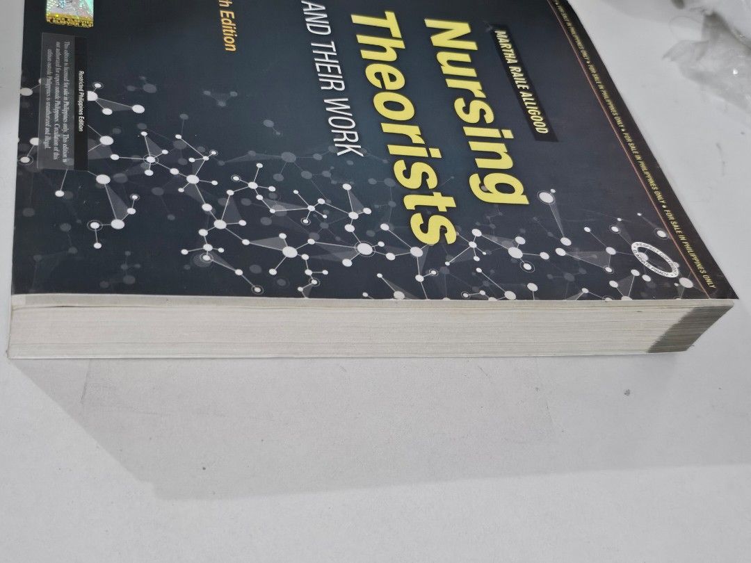 Nursing Theorists and their Works 9th Edition (Category: Textbooks) located in Bulacan. Submitted by _luffytaro (Listing ID 1344460443, Image 3). Description: - in very good condition - no highlights - will be wrapped in bubble wrap - mop: gcash - mod: j&t / lalamove - sf to be shouldered by buyer thru gcash.