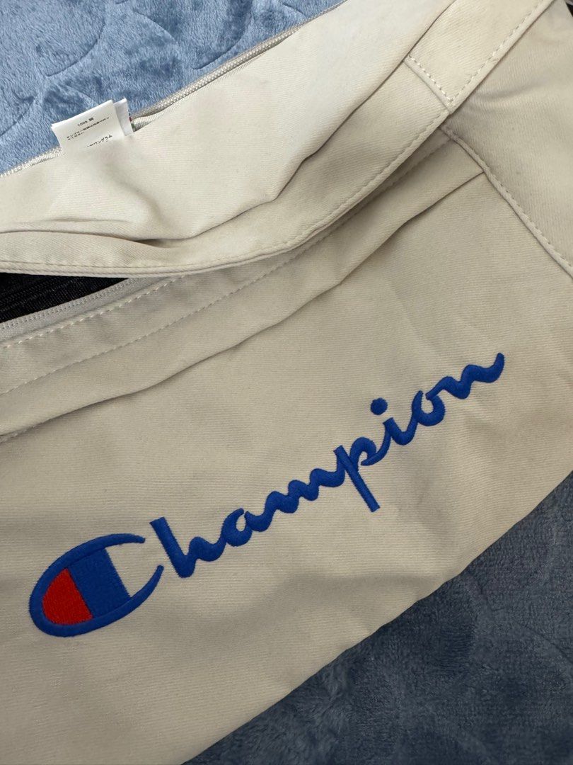 Original Champion Shoulder Pouch (Category: Belt bags, Clutches and Pouches) located in Paranaque City. Submitted by thirdys_locker (Listing ID 1344564298, Image 1). Description: original brandnew Champion spell out shoulder pouch/bag from Japan. complete with tags and QR code. .
