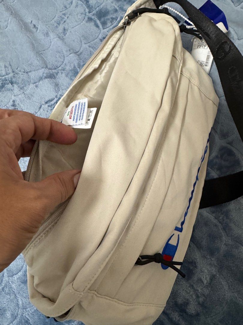 Original Champion Shoulder Pouch (Category: Belt bags, Clutches and Pouches) located in Paranaque City. Submitted by thirdys_locker (Listing ID 1344564298, Image 3). Description: original brandnew Champion spell out shoulder pouch/bag from Japan. complete with tags and QR code. .