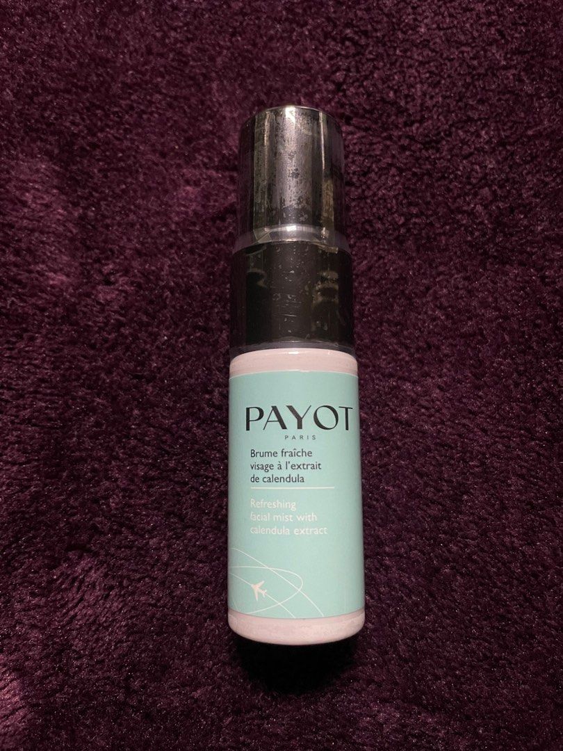 Payot Refreshing Facial Mist with Calendula Extract (Category: Face Care) located in Quezon City. Submitted by luxeoutlet (Listing ID 1344526168, Image 1). Description: 100% Authentic. Travel-size. Multiple stocks. Bulk orders available. Payot brume fraîche visage à l’extrait de calendula. Refreshing facial mist with calendula extract. 10mL / 0.33 FL OZ..