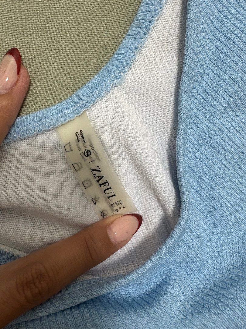Powder Blue Swimsuit (Category: Bikinis & Swimsuits) located in Valenzuela. Submitted by calli_maki (Listing ID 1344460994, Image 2). Description: Small Used once only .