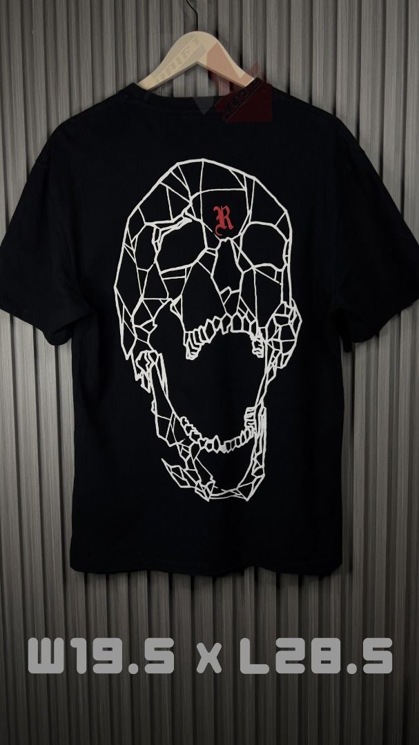 Revenge - Spider Skull Tee / Shirt (Category: Tshirts & Polo Shirts ) located in Davao. Submitted by thrftipidity (Listing ID 1344597552, Image 3). Description: 📌 Item Code: TT61 📌 Color Rate: 9.5/10 📌 Condition: Excellent 📌 Size: S on Tag 📌 Dimensions: 19.5x28.5 📌 Issue: None ⛳️ Location: Catalunan Grande, Davao City 🚚 Free Delivery within Catalunan Grande 📦 Shipping nationwide via J&T 💳 Payment First: GCash/Maya/Bank Transfer ⛔ No Canc
