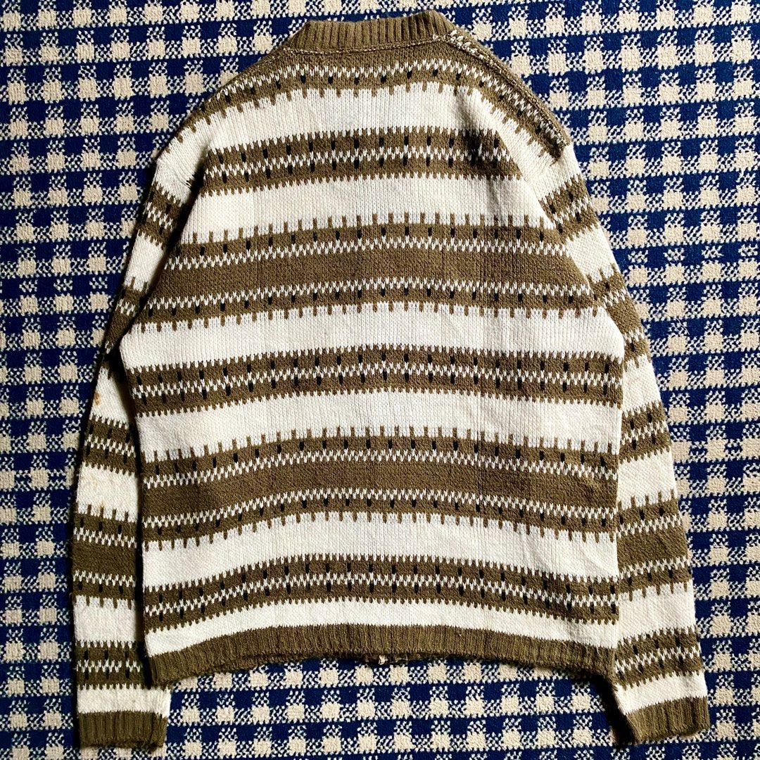 1970s Revere Zip-up Knit (Category: Coats, Jackets and Outerwear) located in San Pablo. Submitted by undoground_ (Listing ID 1344513028, Image 2). Description: ✅ Available Vintage 1960s Revere Sportswear Zip-up Knit Issue: Washable Stains Width: 22 Length: 25 MOP: Gcash MOD: J&T .