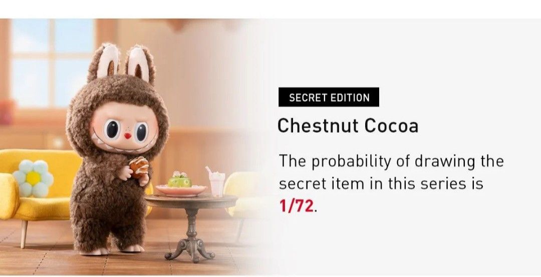 POP MART Exciting Macaron Chestnut Cocoa ラブブ Exciting Macaron