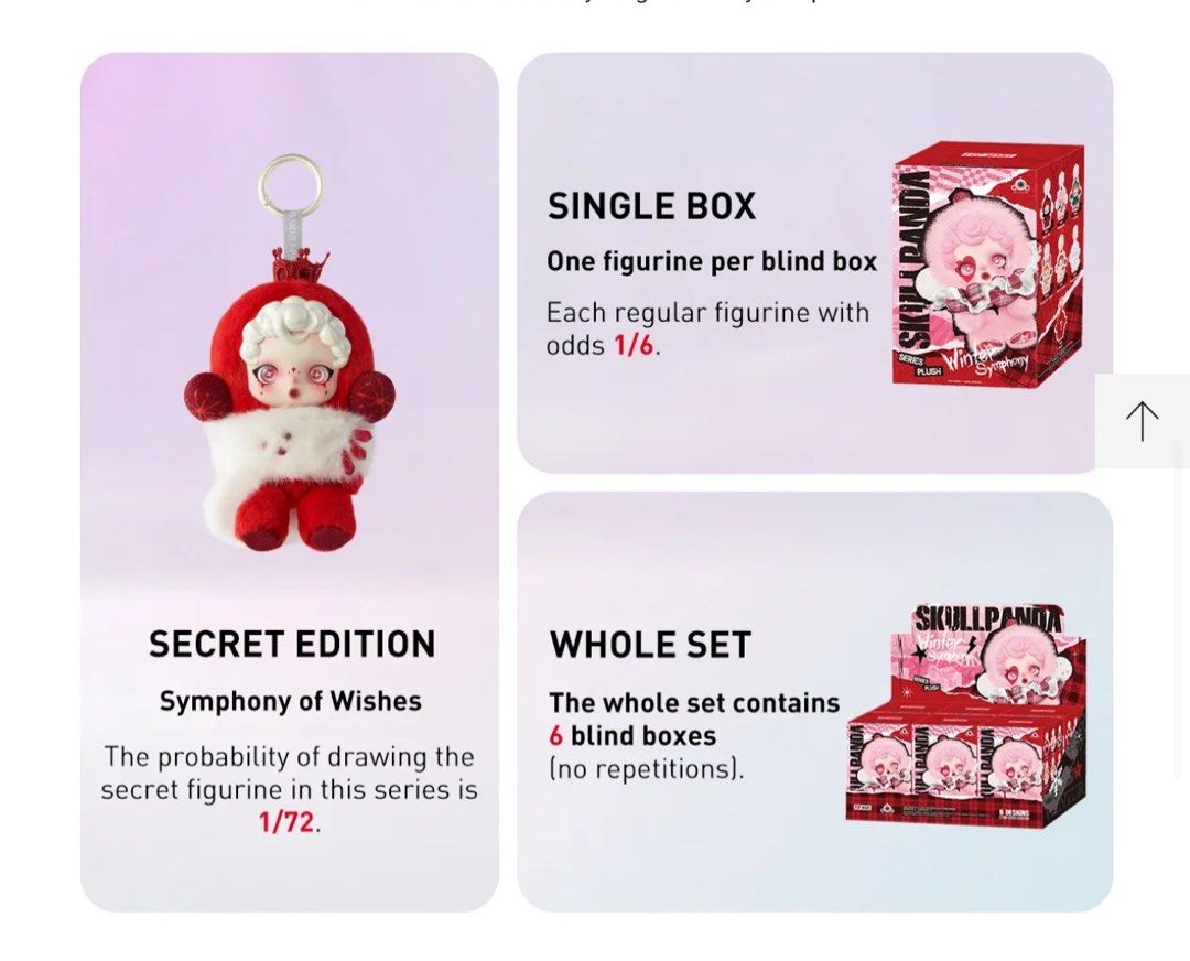 SECRET] SKULLPANDA Winter Symphony Series Plush - Symphony of