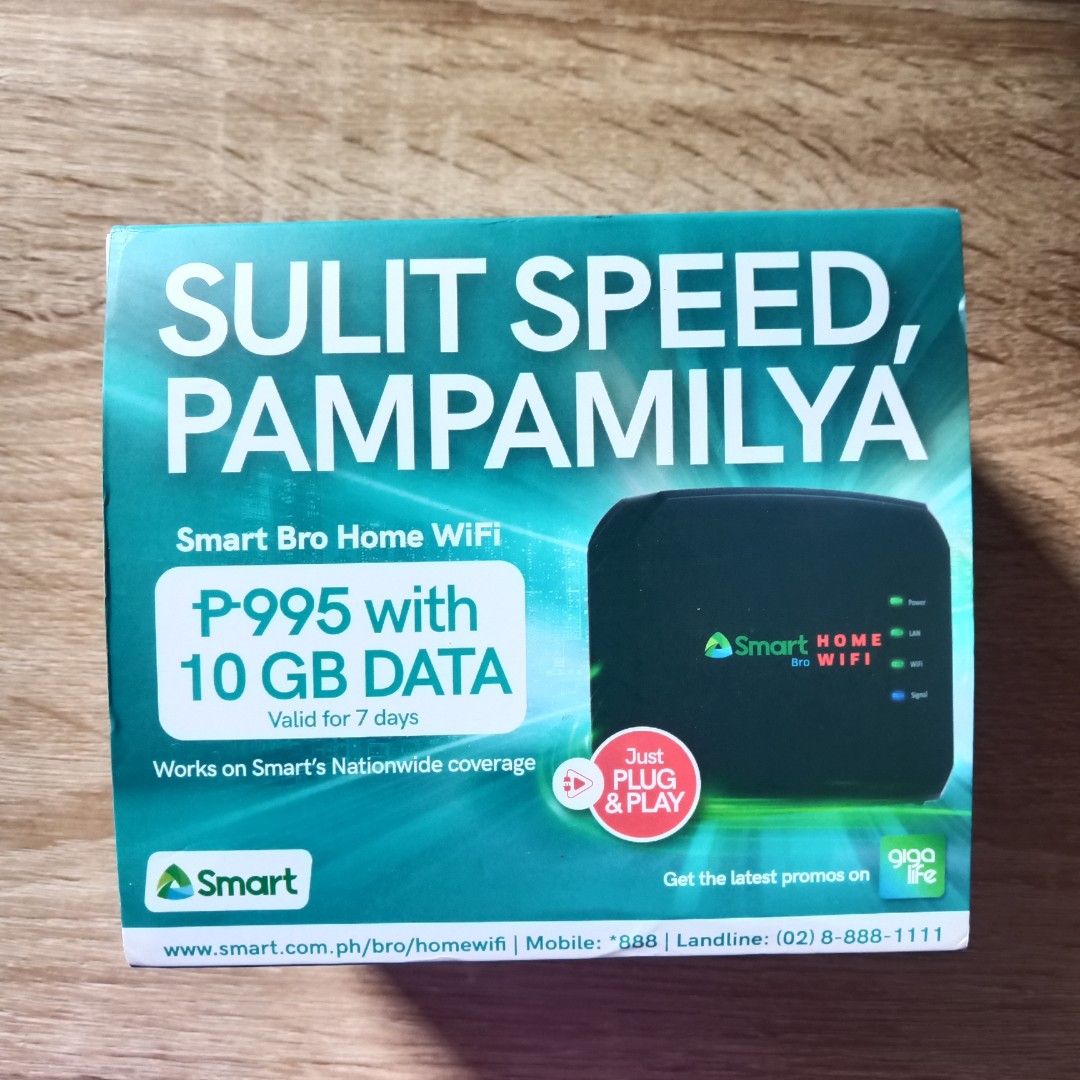 Smart Bro Home WiFi Evoluzn FX ID3 (Category: Office & Business Technology) located in Tacloban City. Submitted by coffeejellyace (Listing ID 1344452539, Image 1). Description: with box but no lan cable/adapter mop: gcash/maya/bank transfer mod: lbc cop sf to be shouldered by buyer.