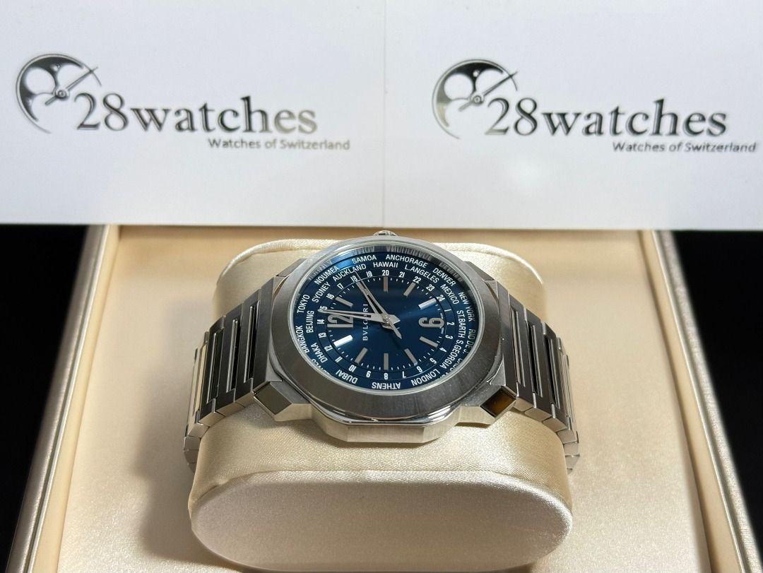 二手Bulgari Octo 103481 Full Set, 二手, 保養中, 上行紙- 28watches, 名牌, 手錶- Carousell