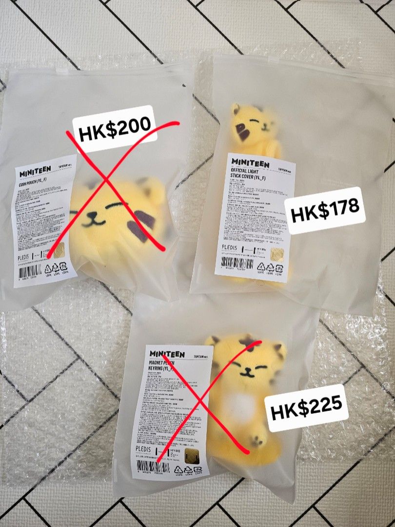 MINITEEN MAGNET PLUSH KEYRING COIN POUCH アイドル MINITEEN MAGNET