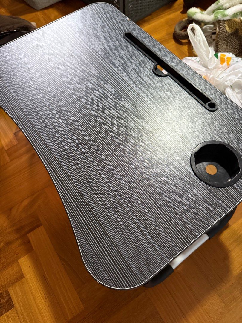 Bed Table (Category: Tables & Sets) located in Singapore. Submitted by prisangy (Listing ID 1344703026, Image 1). Description: Got blue table if you dislike this color. barely used these days so selling it. abit of scratches at the side. price can be negotiated .