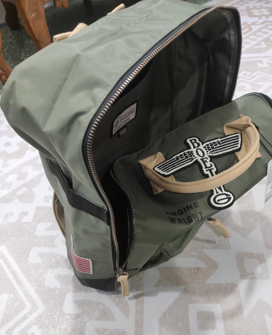 Boeing Vintage Retro Bagpack Aviation Airlines Air force Crew Fighter ...