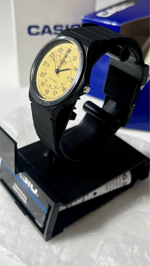 Casio MQ24-9B “Tyler’s Watch” (Category: Men's Watches) located in Quezon City. Submitted by sonrd (Listing ID 1344672234, Image 3). Description: Minimalist Casio popularly worn by rapper Tyler the Creator Brand New; sourced overseas 12- and 24-hour time formats 38mm resin case Resin glass dial window Quartz movement Resin band with buckle closure Water resistant up to 30 meters LBC Cash on Pickup Or meetup Gateway Araneta area.