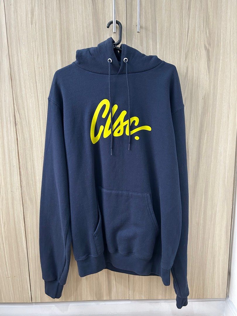 Champion Hoodie (CLSC Collab) (Category: Coats, Jackets and Outerwear) located in Quezon City. Submitted by argomda (Listing ID 1344678615, Image 1). Description: Selling my authentic CLSC x Champion collab hoodie. Absolutely authentic or money back. Excellent piece. Selling low to declutter. 9/10 condition. Used only twice Size small mens 25.5” length 19” width 26” sleeve length LOCATION: Scout Chuatoco, QC.