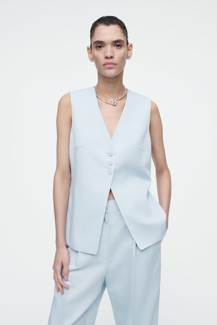 ConeBBCarly waistcoat - Light blue
