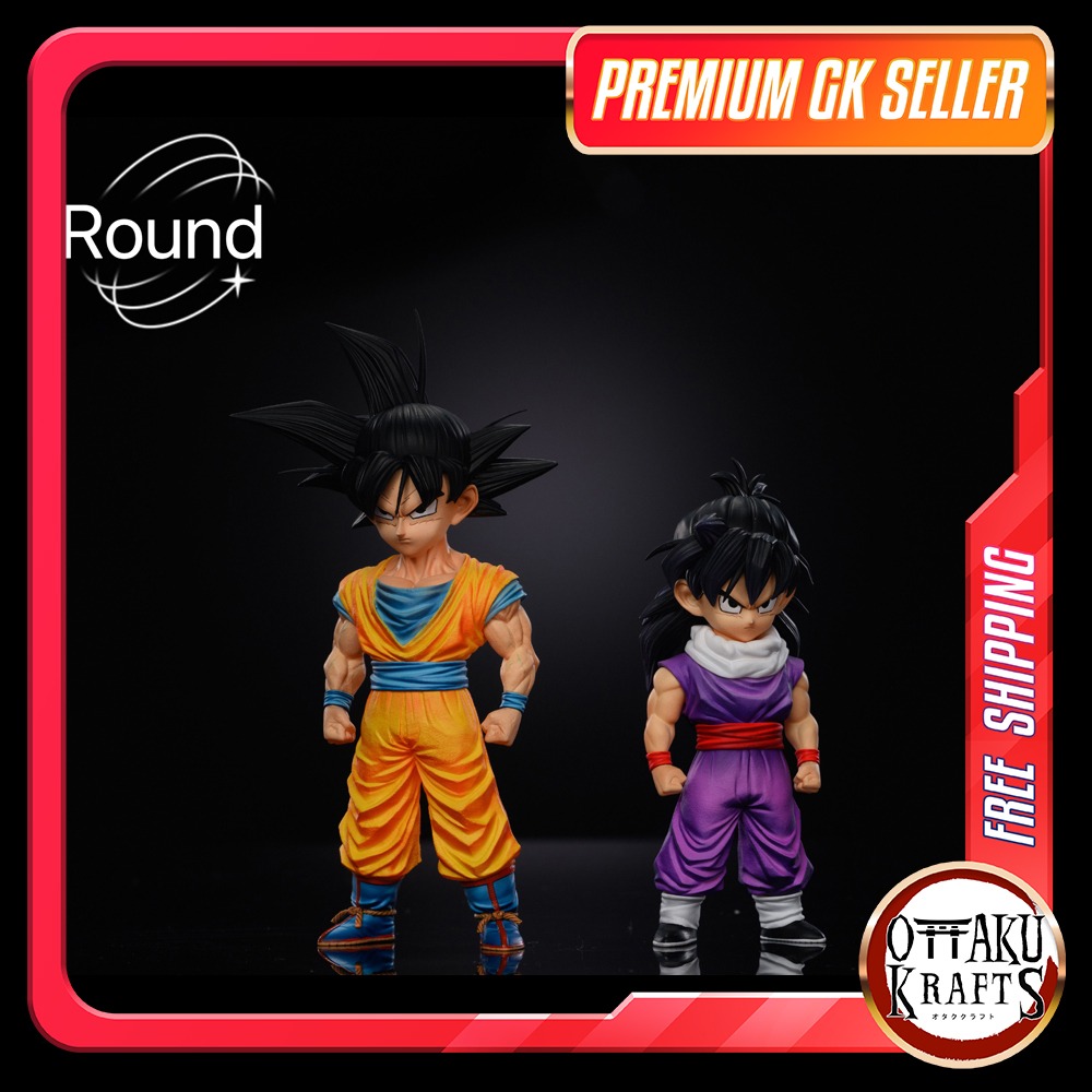 Dragon Ball | Son Gohan X Son Goku | Round Studio | 【FREE Shipping - PO ...