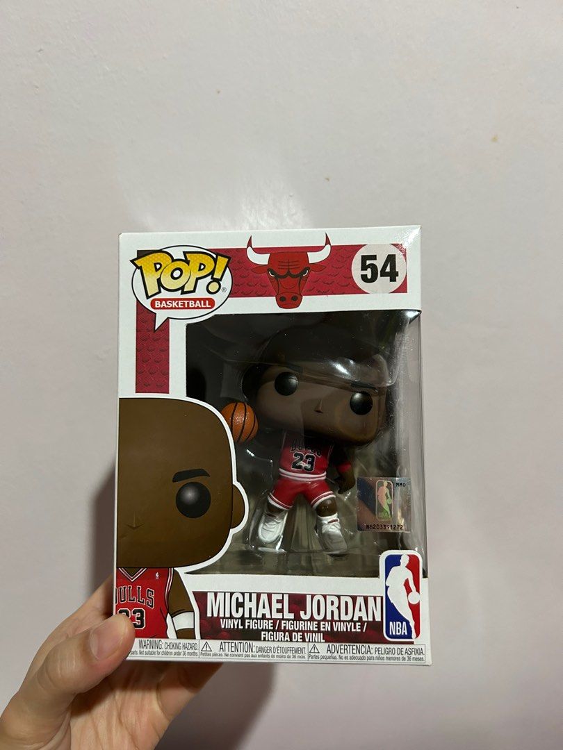 Funko Pop! Michael Jordan 54 (Category: Designer & Blind Box Toys) located in Malolos. Submitted by penoni (Listing ID 1344688581, Image 2). Description: Funko Pop! Michael Jordan (54) Condition: 9.5/10 - NOOB MOP: BPI, PNB, Maya Shipping: LBC/Lalamove/Grab (shouldered by buyer) Loc: QC/Bulacan.