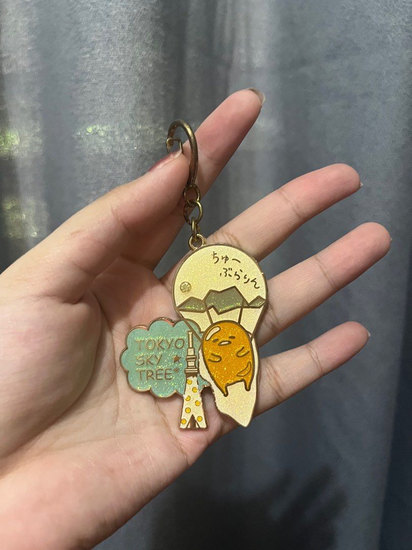 Gudetama Enamel Pin & Tokyo Sky Tree Keychain (Category: Character Goods) located in Manila. Submitted by eli_97 (Listing ID 1344674934, Image 2). Description: 1500 bundle.