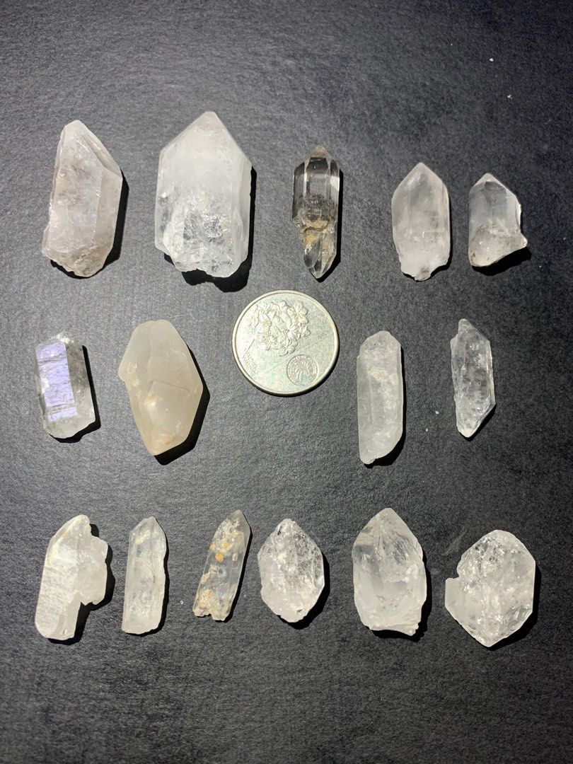 Herkimer Diamond Quartz Medium Sizes | Prices in Description (Category: Precious Stones) located in San Pablo. Submitted by mikkykikko (Listing ID 1344703559, Image 3). Description: 1.1, 1.2 = 250 each big sizes! Mura na po ito sa laki ng specimen 1.3 = ₱300 clear and with mountain or phantom inside *I am hesitant to let this go* 1.4 = ₱200 nice shape with phantom din po malabo lang 1.5 = ₱280 in great shape and kitang kita yung mountain or phant