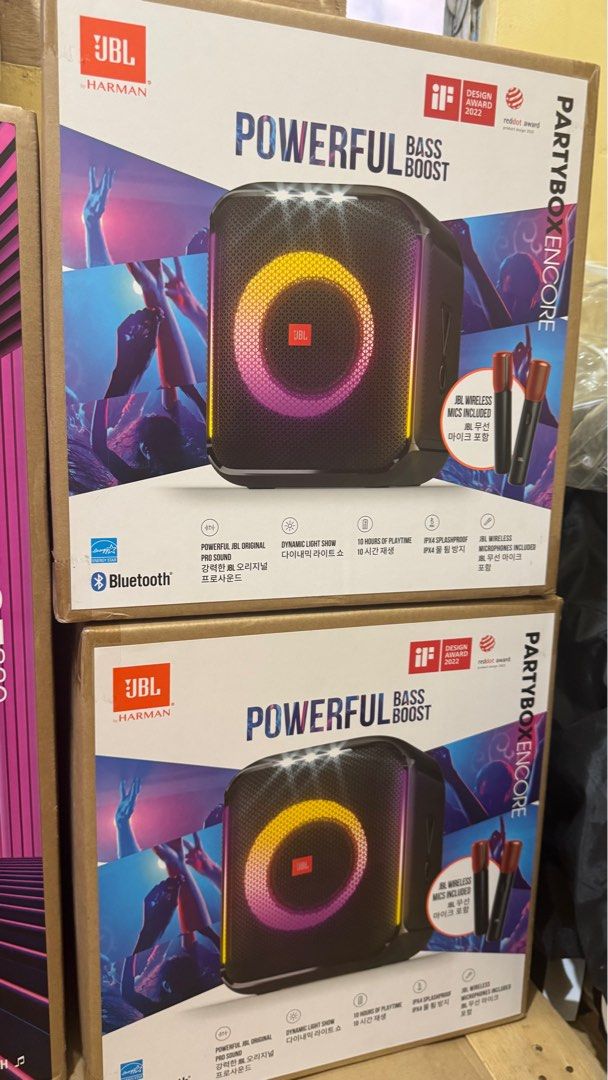 Jbl Partybox Encore (Category: Soundbars, Speakers & Amplifiers) located in Taguig. Submitted by justineofalltrades (Listing ID 1344628797, Image 1). Description: Last stock arrived for this year mga suki! Now available Jbl Partybox Encore for only 19500php Loc: Taguig City.
