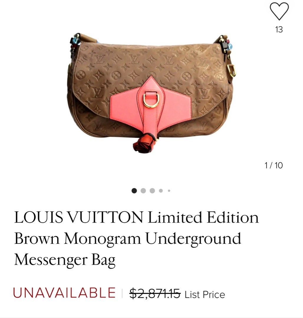Louis Vuitton Limited edition underground empreinte bag (Category: Luxury Bags & Wallets) located in Binalonan. Submitted by sheenaluxarchive (Listing ID 1344652287, Image 2). Description: Rank A condition Authentic guaranteed No major flaws.