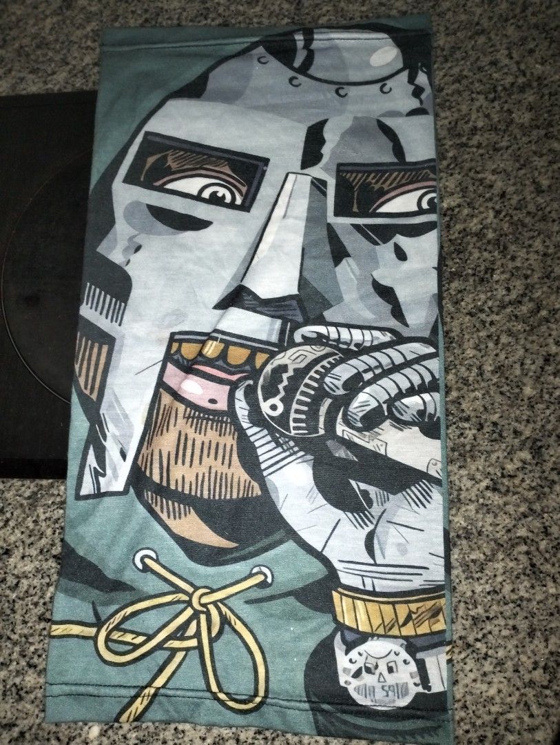 MF Doom (Category: Activewear) located in Cabuyao City. Submitted by boozerboy21 (Listing ID 1344616346, Image 1). Description: Bought this on Amazon Scarf panlagay sa mukha Rare item.