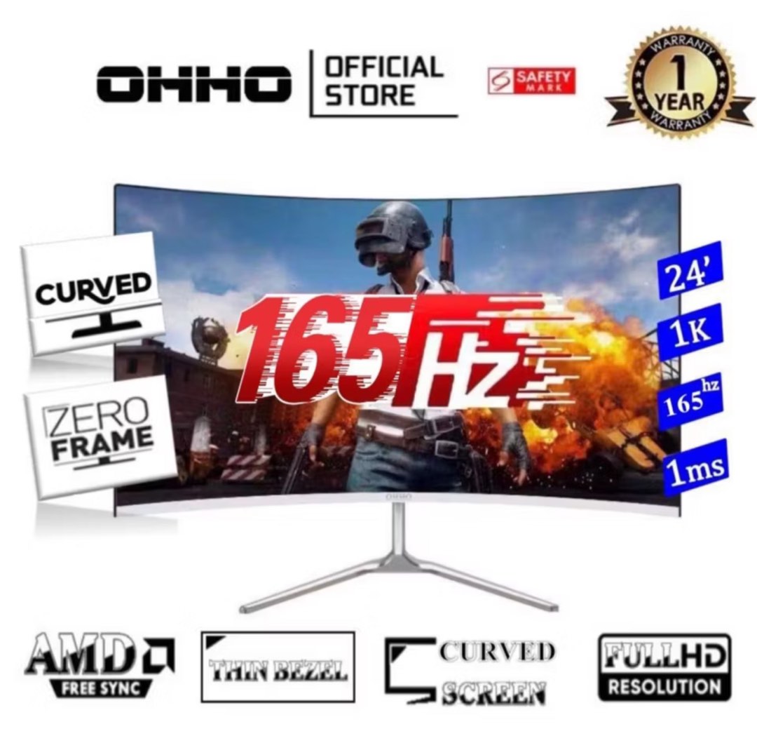 OHHO Monitor 24inch 165HZ, Computers & Tech, Parts & Accessories ...
