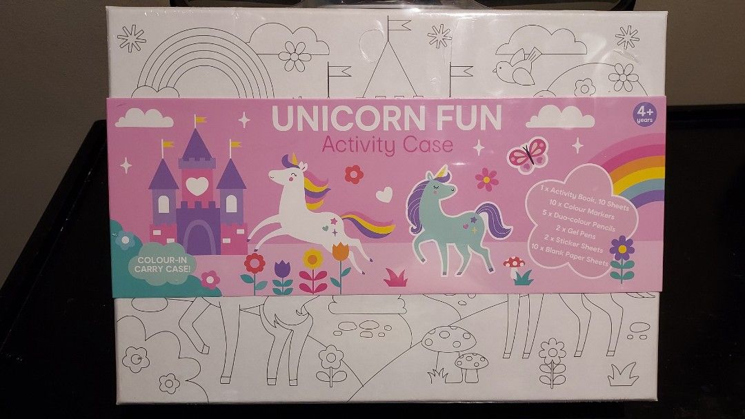 Unicorn Fun Activity Case (Category: Kids Toys) located in Pasig City. Submitted by mr.randomstuff (Listing ID 1344636680, Image 1). Description: .