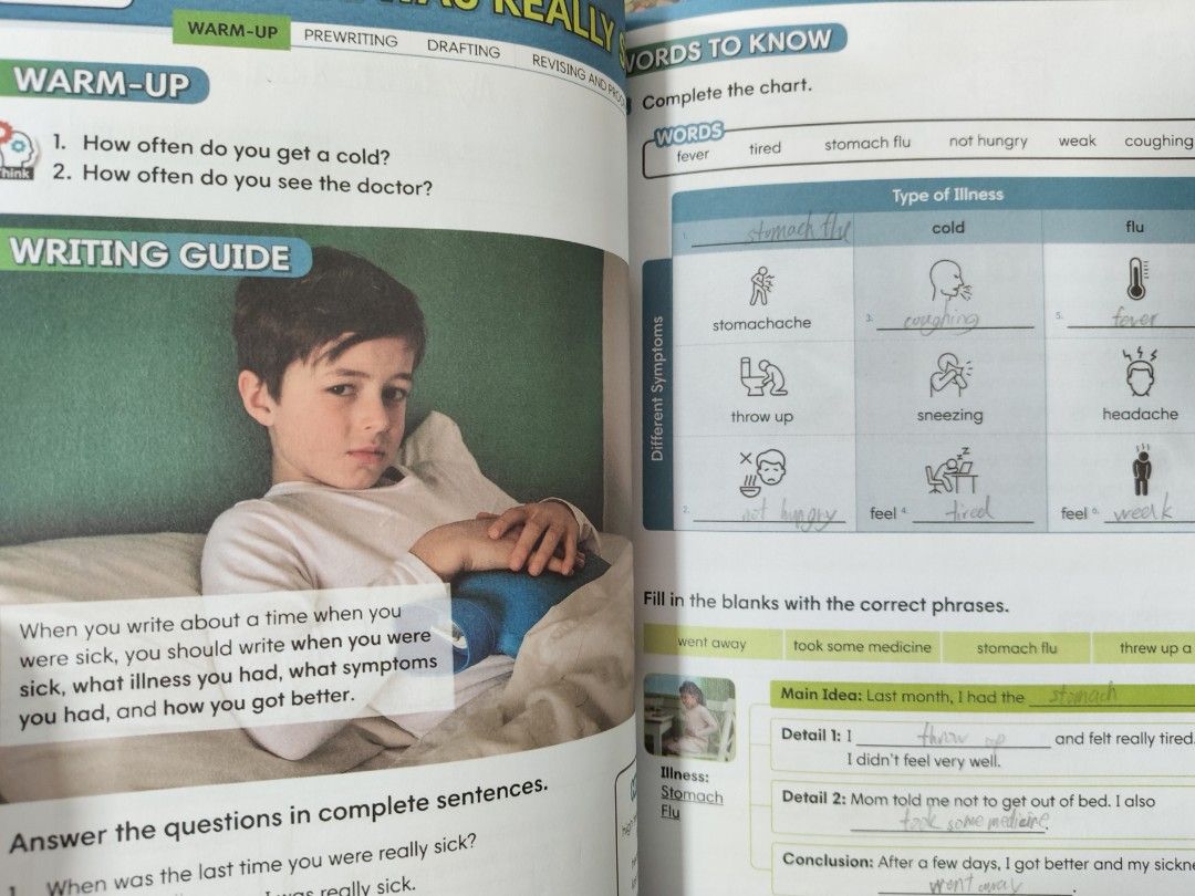Writing framework (Category: Assessment Books) located in Singapore. Submitted by morevc (Listing ID 1344707110, Image 3). Description: 1-3 text book+practice books,in total 6 books.