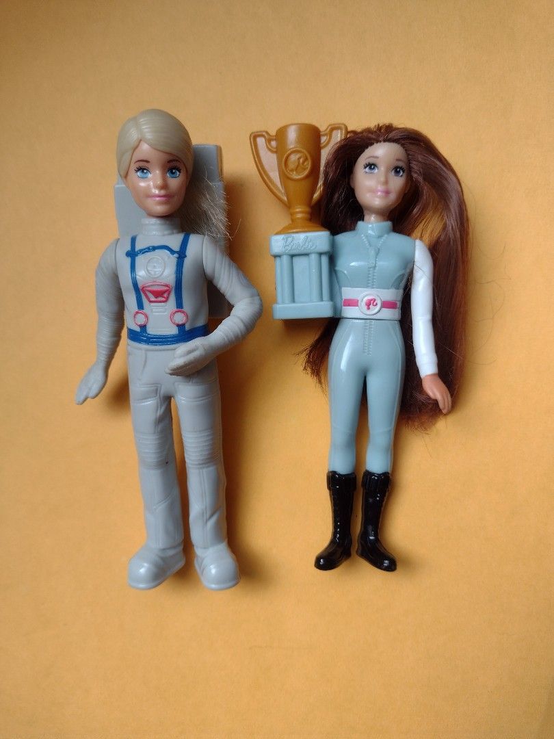 2019 McDonalds Happy Meal Toys 2 pcs. Barbie Dolls 5 inches tall P150. for both Hobbies Toys Toys Games on Carousell
