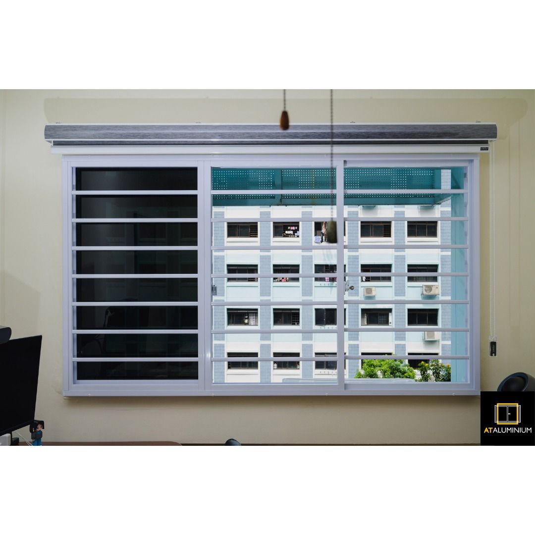 [MID YEAR SALE] Aluminium Sliding Windows with Grilles | HDB Resale62863092778114111